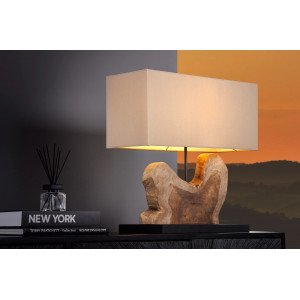 HYPNOTIC exkluzív fa lámpa - 50cm Asztali lámpák