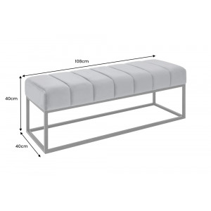 PETIT BEAUTE design ülőpad - szürke