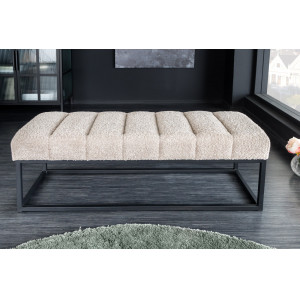 PETIT BEAUTE design bouclé ülőpad - szürke