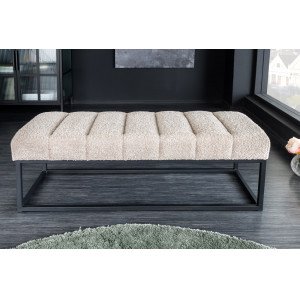 PETIT BEAUTE design bouclé ülőpad - szürke