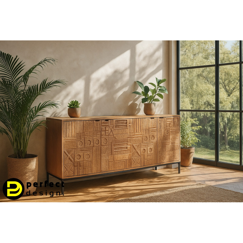 KINDIA design mangófa komód - 180cm