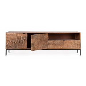 KINDIA design mangófa TV-szekrény - 180cm