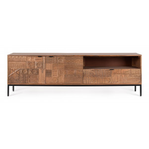 KINDIA design mangófa TV-szekrény - 180cm