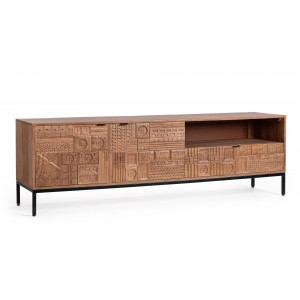 KINDIA design mangófa TV-szekrény - 180cm