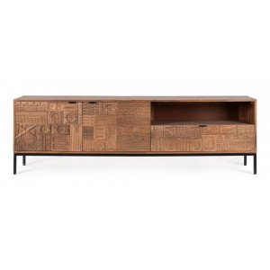 KINDIA design mangófa TV-szekrény - 180cm