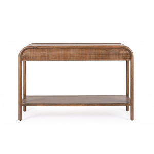 SANAT modern mangófa konzolasztal - 120cm