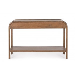 SANAT modern mangófa konzolasztal - 120cm