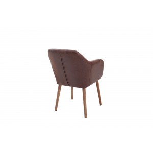 CANDIS design szék - vintage  barna