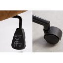 EUPHORIA modern bársony forgószék - okker