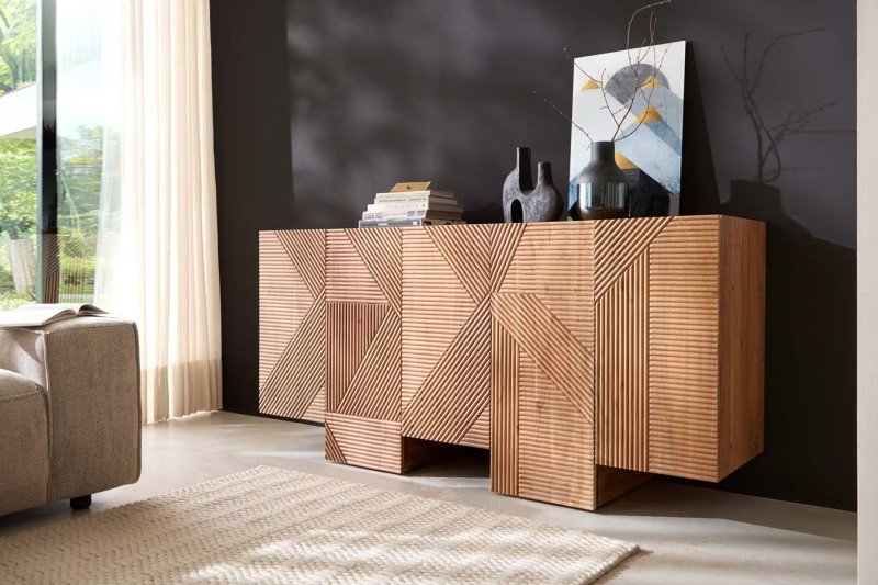 NAXAR prémium akác komód - 180cm