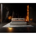 MITCHELL prémium  ágykeret -180cm - szürke/taupe