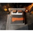 MITCHELL prémium  ágykeret -180cm - szürke/taupe