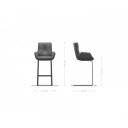 MINTO-II prémium bárszék - beige bouclé