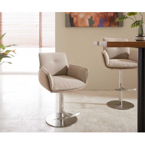 ISLAND prémium bárszék - beige bouclé