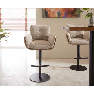 ISLAND prémium bárszék - beige bouclé