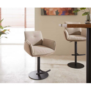 ISLAND prémium bárszék - beige bouclé