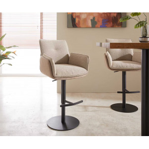 ISLAND prémium bárszék - beige bouclé