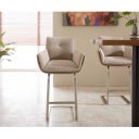 ISLAND-II prémium bárszék - beige bouclé