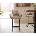 ISLAND-II prémium bárszék - beige bouclé