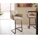 ISLAND-II prémium bárszék - beige bouclé