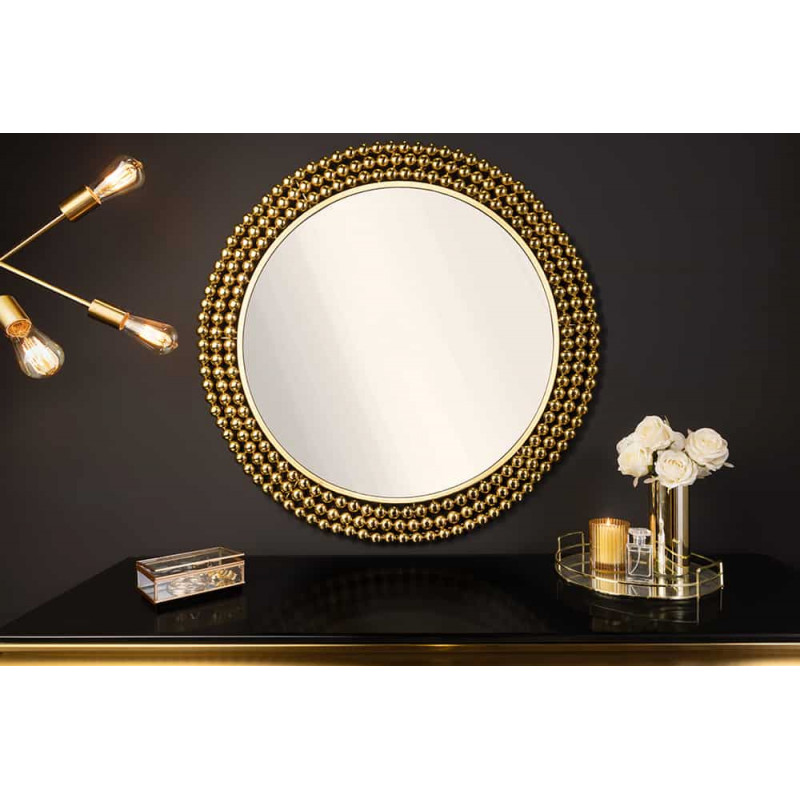 PEARL design tükör - 76cm - arany