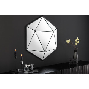 DIAMOND modern tükör - 60cm - fekete