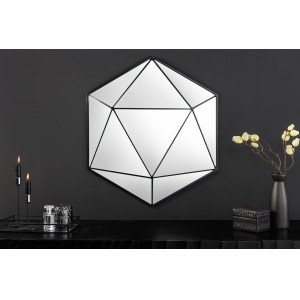 DIAMOND modern tükör - 60cm - fekete