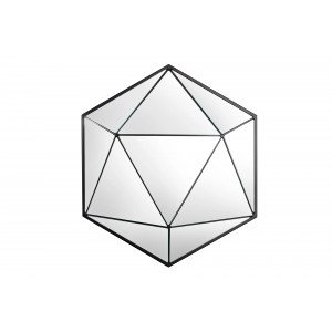 DIAMOND modern tükör - 60cm - fekete