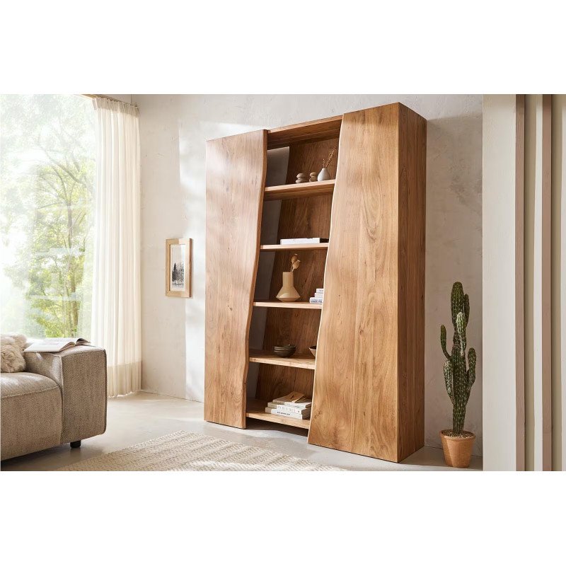 LIVE EDGE prémium akác polc - 140cm