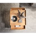 KIANO prémium akác dohányzóasztal - 90cm