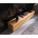 NOON prémium akác fali TV-szekrény - 200/220cm