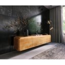 NOON prémium akác fali TV-szekrény - 200/220cm