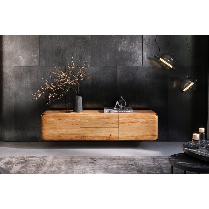 NOON prémium akác fali TV-szekrény - 175cm