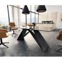 GIORDANO prémium üveg  étkezőasztal - 200cm