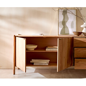 VITALI prémium akác komód - 175cm