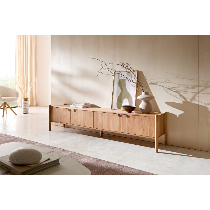 VITALI prémium akác TV-szekrény 200cm