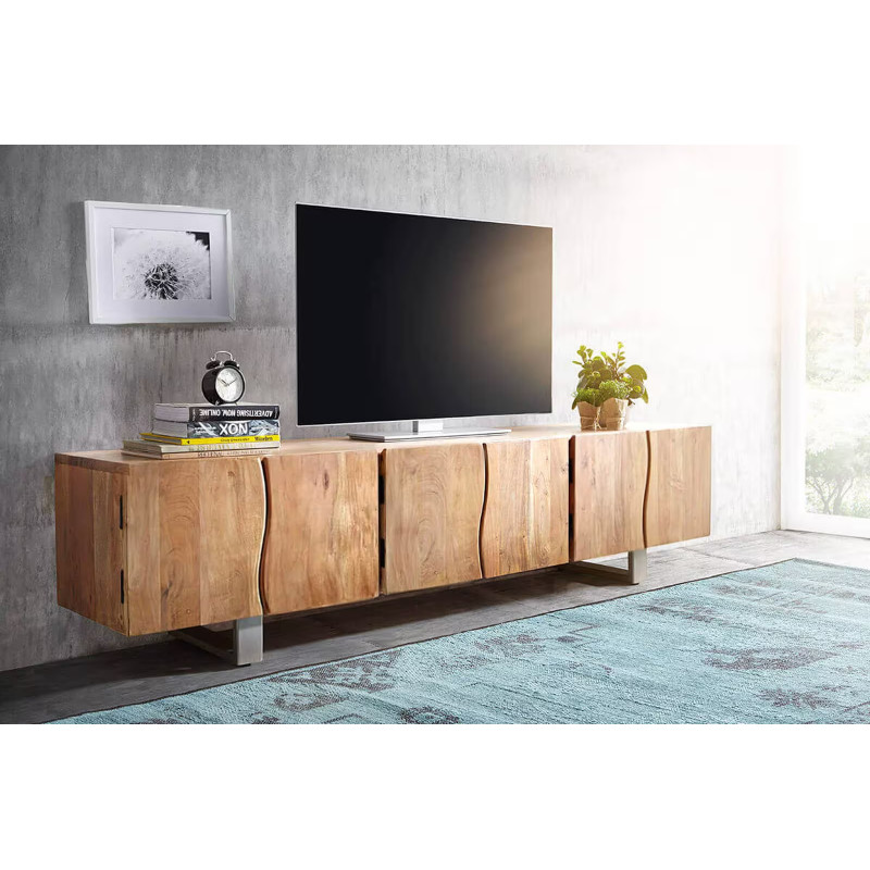 OLIVA akác TV-szekrény 220cm