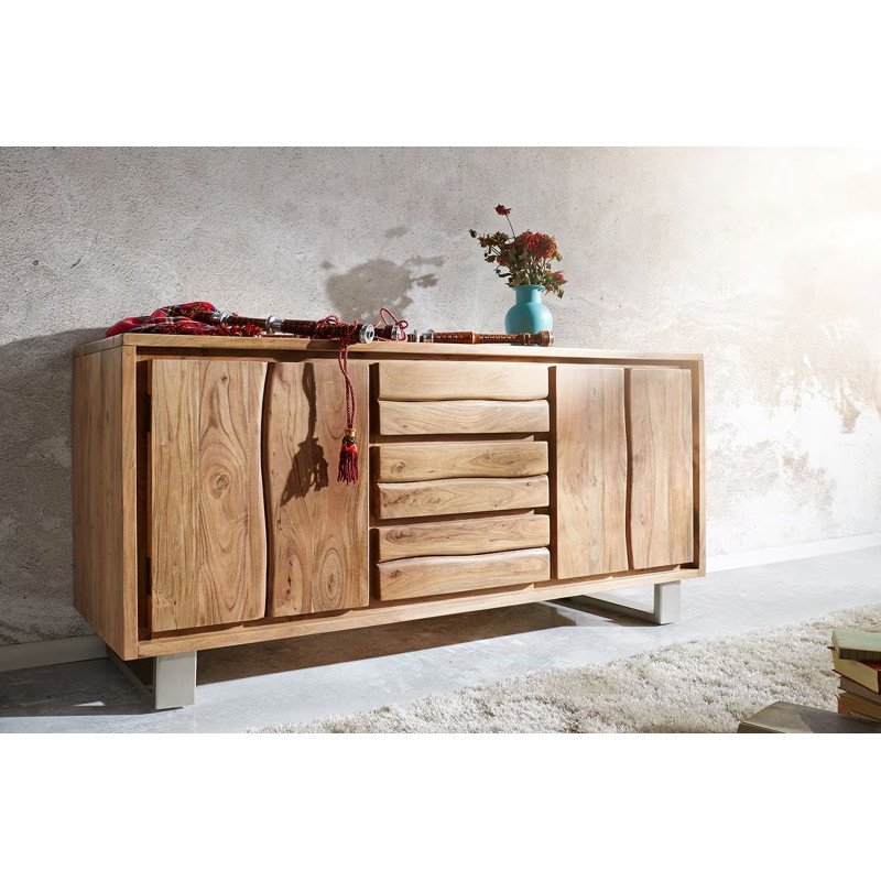 OLIVA-II akác komód - 147cm