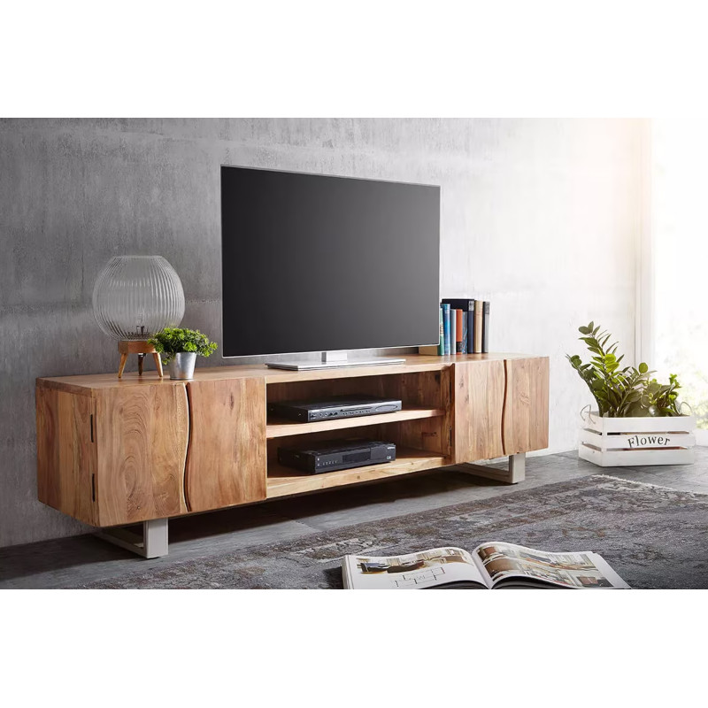 OLIVA akác TV-szekrény 200cm