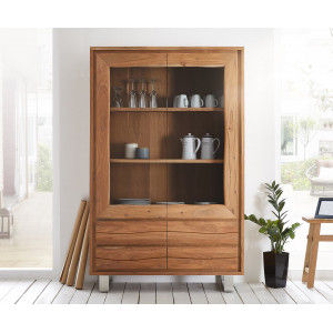 OLIVA modern akác vitrin - 120cm