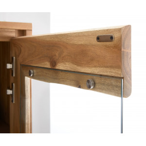 OLIVA modern akác vitrin - 60cm