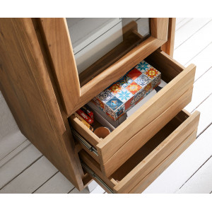 OLIVA modern akác vitrin - 60cm