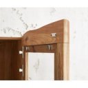 VINCI modern akác vitrin - 140cm