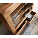 VINCI modern akác vitrin - 140cm