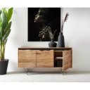 GLACIER tömör akác komód - 147/200cm