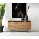 GLACIER tömör akác komód - 147/200cm