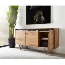 GLACIER tömör akác komód - 147/200cm