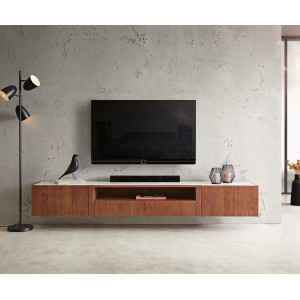 SILVA-II prémium akác fali TV-szekrény -220cm