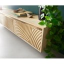 CIRCULO prémium mangófa fali TV-szekrény - 175/220cm