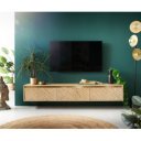 CIRCULO prémium mangófa fali TV-szekrény - 175/220cm